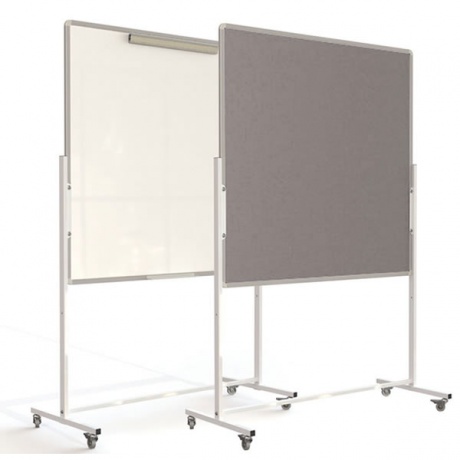 Mobile Flip Chart Noticeboard Combi